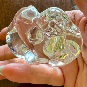 Steuben Puppy Love Hand Cooler